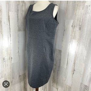 Avenue Gray Sleeveless Sheath Plus Size Pullover Dress Size 26/28